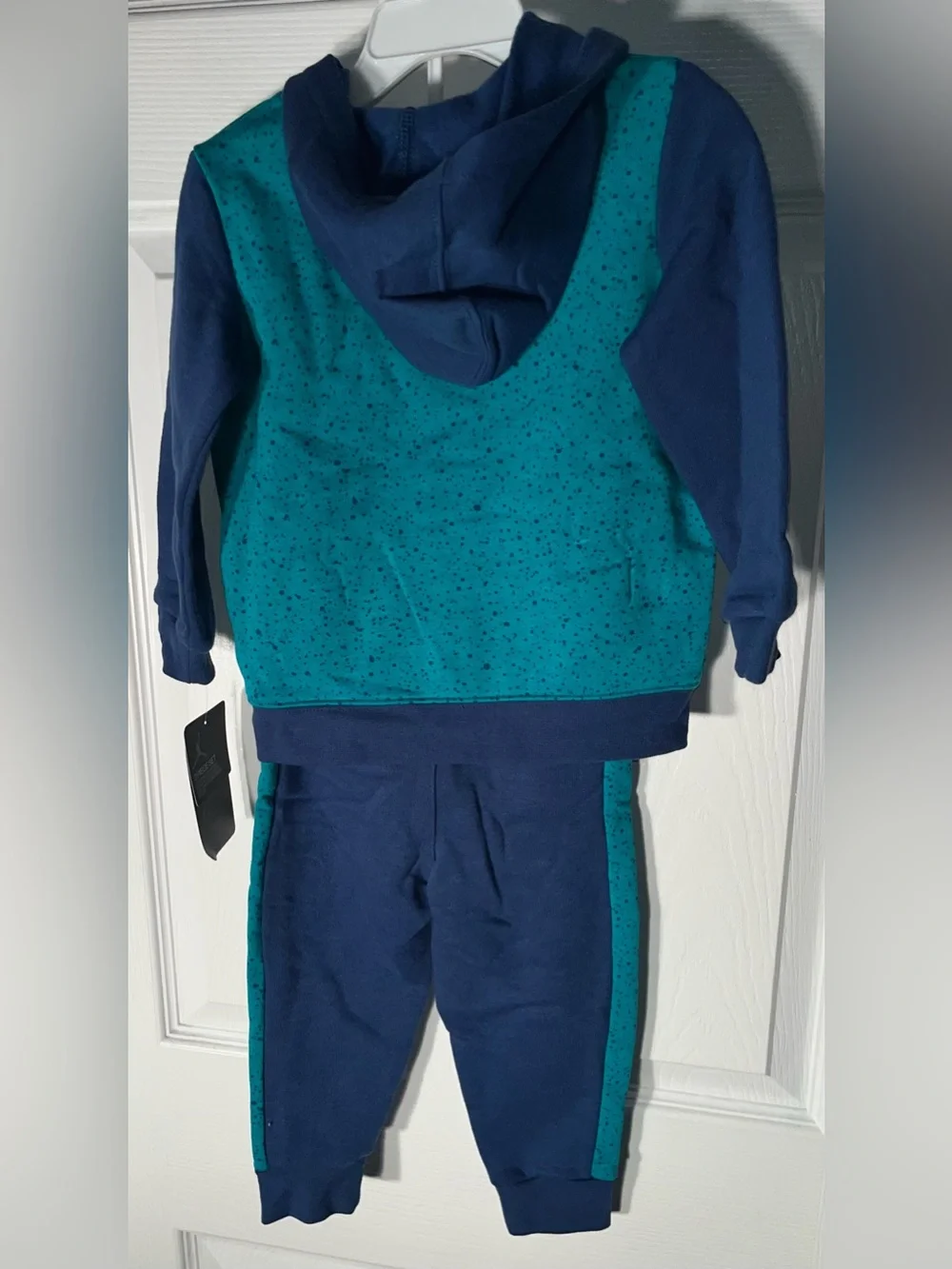 Air Jordan Infant Boy’s Jogger Full Zip 2 Piece Set Jumpman Speckle 24Months